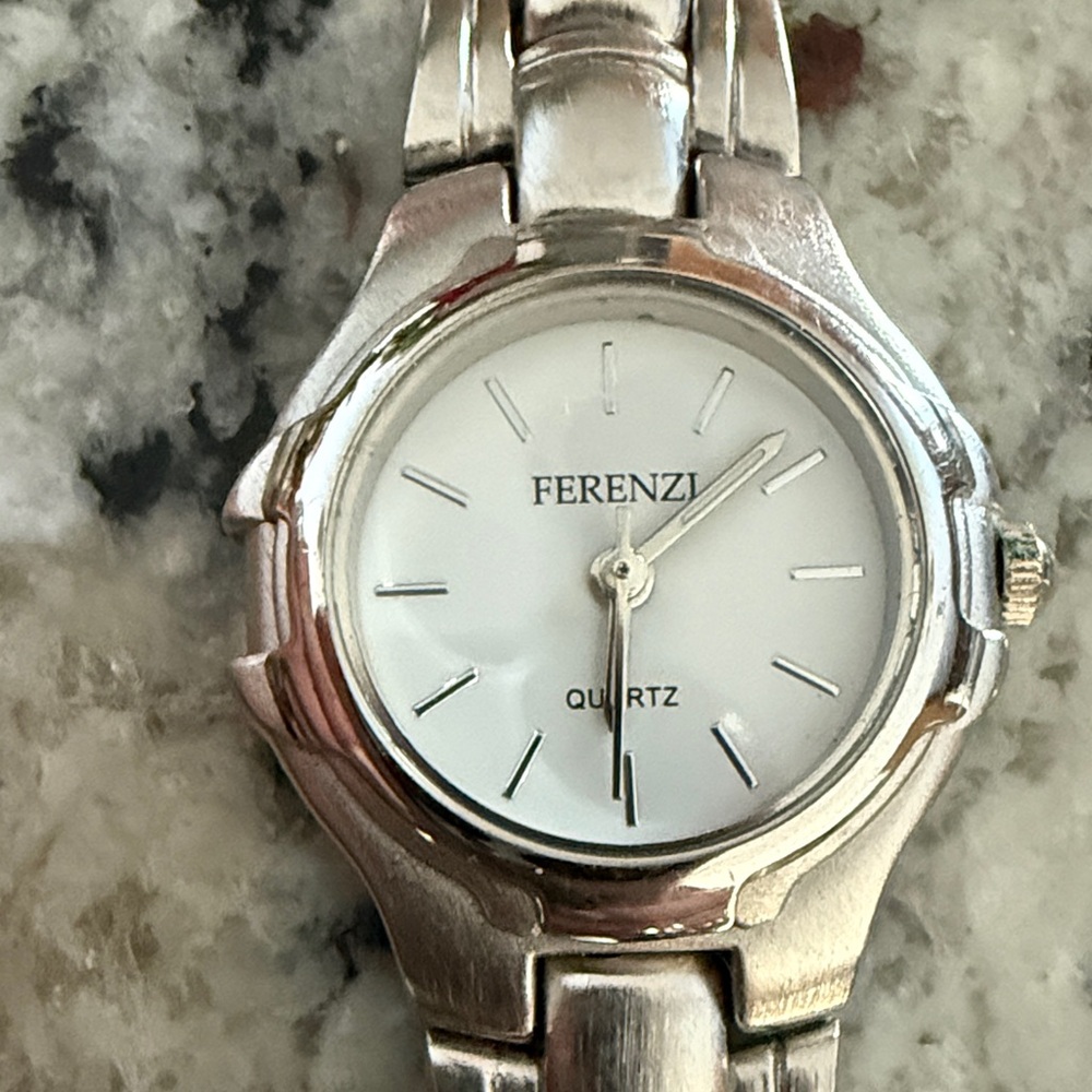 Ferenzi Elegant Silver Women's Watch.